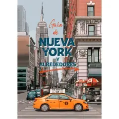 Guía de Nueva York y alrededores. Un taxi amarillo cruza la calle con el Empire State de fondo, ¡ideal para tu visita nueva york!