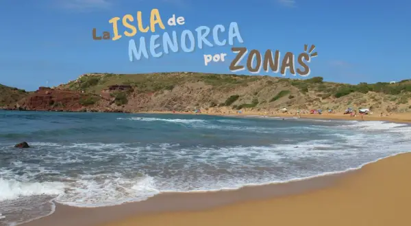 Descubre qué ver en Menorca en una semana. Una playa idílica con aguas turquesas y arena dorada, ideal para disfrutar del sol y el mar.