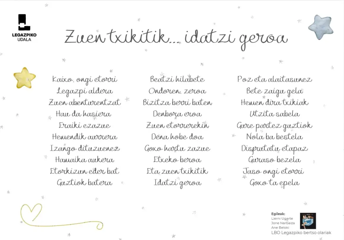 Legazpi: cómo llegar a esta aventura. Un poema para inspirar a los más pequeños y sus familias.